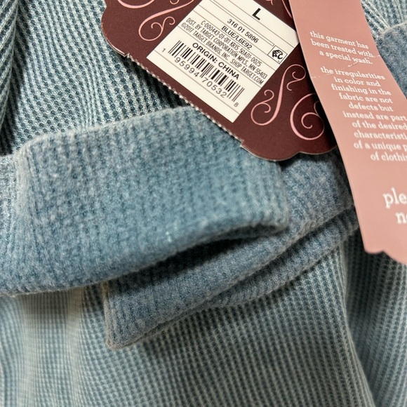 Knox Rose Women's Teal Lace Blouse - Picture 5 of 7